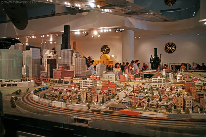 Model train in the Museum of Science and Industry, Chicago 