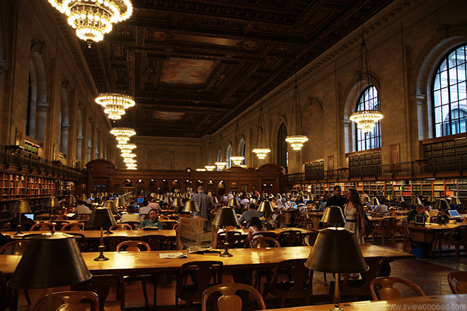 Main Reading Room Ny Public Library New York Public