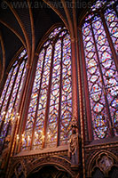 Sainte-Chapelle stained glass windows, Paris