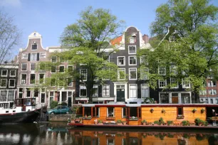Houseboats, Prinsengracht, Amsterdam