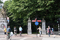 Entrance to the Vondelpark, Amsterdam