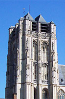 The tower of the St. James's Church in Antwerp
