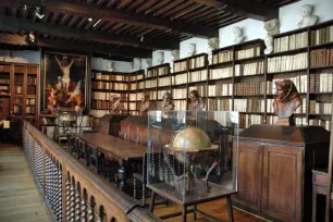 Interior of the Plantin-Moretus Museum in Antwerp