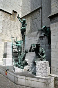 Monument to Jan and Pieter Appelmans at the Antwerp cathedral