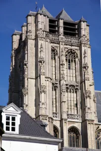 The tower of the St. James's Church in Antwerp