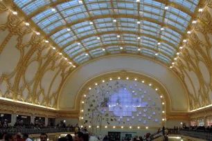 Glass skylight in the Stadsfeestzaal in Antwerp