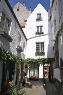 Vlaeykensgang, a small alley in Antwerp