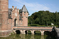 Moat Bridge of the Sterckshof Castle in Antwerp