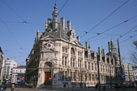 National Bank Building seen from Leopoldplaats, Antwerp