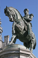 Statue Leopold I, Leopoldplaats, Antwerp