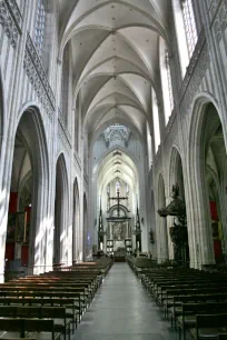 Central nave of the Antwerp Cathedral