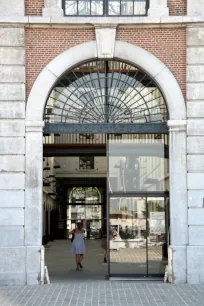 Entrance to the Felix Pakhuis at Godefriduskaai in Antwerp