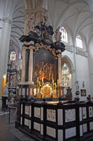 Nave altar in the St. Andrew's Church in Antwerp