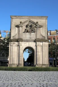 West facade of the Waterpoort in Antwerp