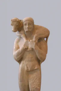 Moschophoros or Calfbearer, Acropolis Museum