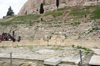 Close-up of the Theater of Dionysus