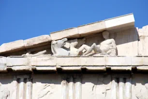 Detail of a pediment, Parthenon, Acropolis