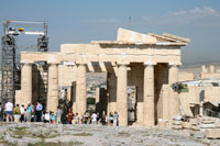 Central gateway in the Propylaea