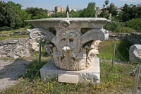 Corinthian Capital at the ancient agora
