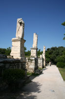 The Tritons of the Odeion of Agrippa at the Ancient Agora in Athens