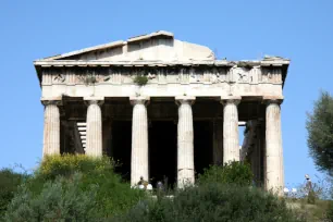 Front of the temple of Hephaistos, Agora