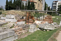 Remains of the City Gate of Athens