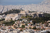 Acropolis seen from Lykavittos Hill