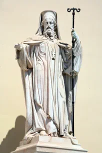 Statue of patriarch Gregorius V, University of Athens