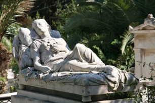 The Sleeping Girl, First Cemetery of Athens