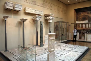 Room in the Byzantine Museum in Athens, Greece