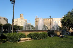 Fountain at Plaça de Catalunya
