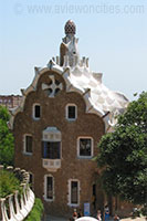 Pavilion in Parc Guell, Barcelona