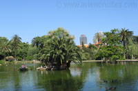 Lake in the Parc de la Ciutadella in Barcelona