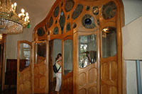 Wooden door, Gaudi style