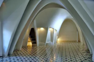 Attic of the Casa Batlló in Barcelona