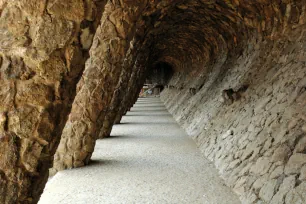 Covered path, Parc Güell, Barcelona