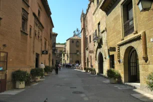 Caballeros street in Poble Espanyol, Barcelona