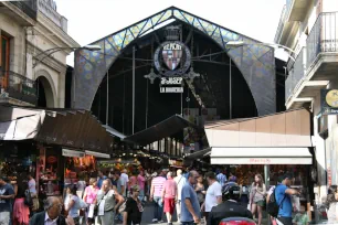 Boqueria Market entrance, Barcelona