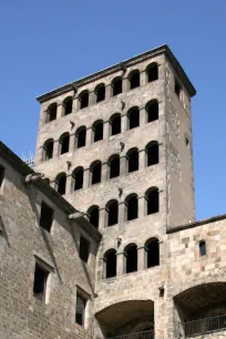 King Martin's Watchtower, Plaça del Rei, Barcelona