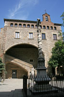 Central Patio at the former hospital of Santa Creu, Barcelona