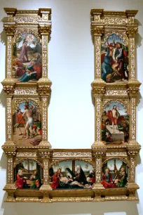 Madonna of the Angels and Saints, Pere Serra, MNAC, Barcelona