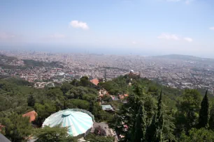 View over Barcelona from Tibidabo