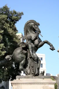 Sabiduría equestrian sculpture, Plaça de Catalunya, Barcelona
