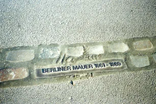 Berlin Wall Memorial plaque