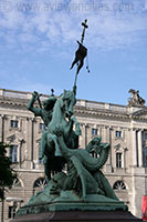 Statue of St. George, Nikolaiviertel, Berlin