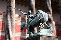 Amazon statue in front of the Altes Museum