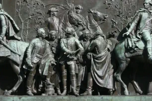 Relief on the Memorial to Frederick the Great in Berlin