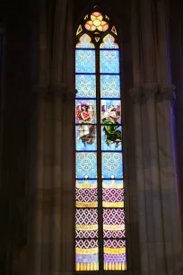 Stained-glass window in the Friedrichswerdersche Kirche, Berlin