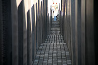 Path through the Holocaust Memorial, Berlin