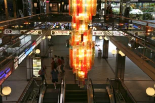 Chandelier inside the Europa Center, Berlin